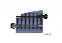 TILLIG 83727 - Bettungsgleis braun, Pass-Stück rechts (TT, H0m)